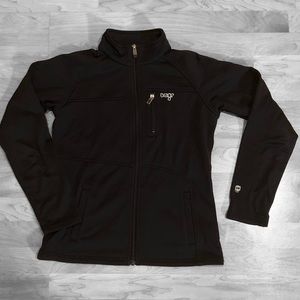 Orage Black Fleece Lined Lightweight Jacket Sz S